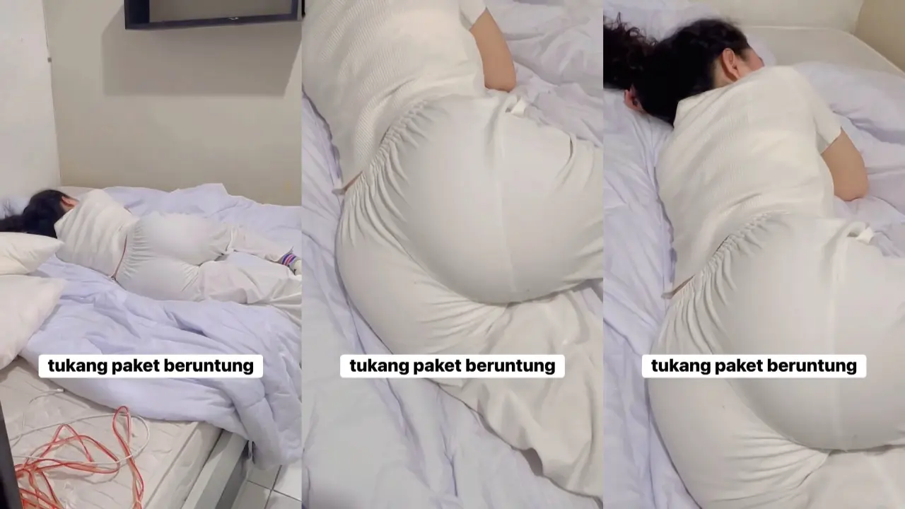 Kasih tante obat tidur biar bisa puas rekam pantat semok nya