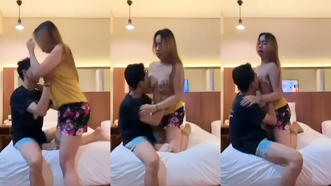Lonte beraksi dengan binalnya