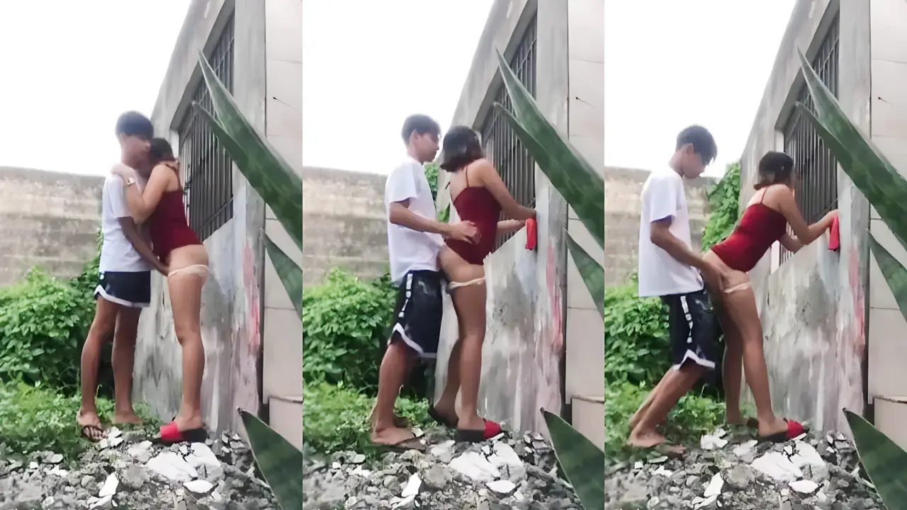ngentot di blakang rumah mbak Ani