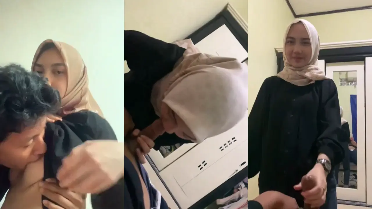 NGEWE Jilbab Viral Mampir Kerumah pacar Habis Kondongan