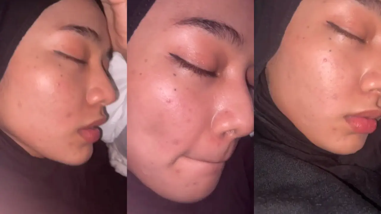 Viral gadis kerudung hitam