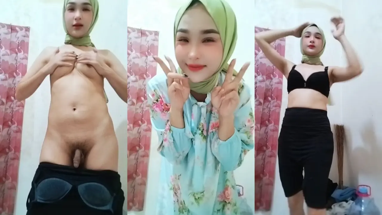 Waria Indonesia hijab manis