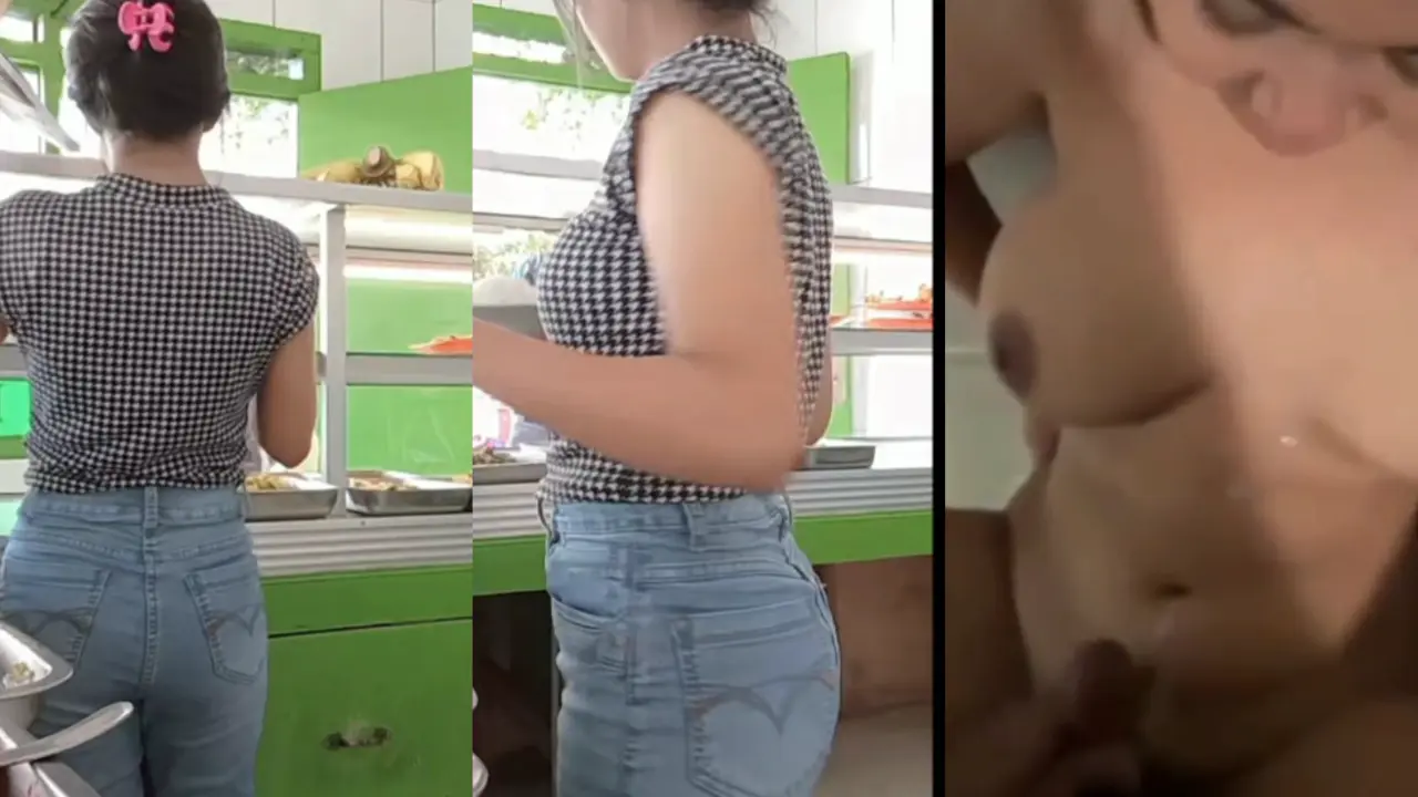 Yang lagi heboh bos rumah makan sikat karyawan baru di dapur cok