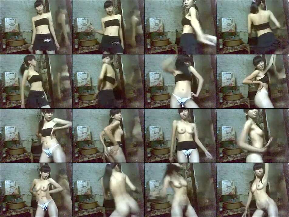 Cam Naely Joget Bh Hitam Gstring Putih