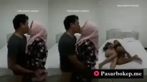 Indo Bercinta Dengan Bidadari Cantik Berjilbab Merah Muda