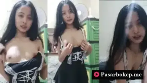Indo Andini Permata Cosplay Maid Jadi Bikin Mau Coli