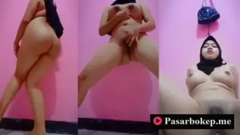 Indo Cewek Kerudung Hitam Sangean