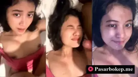 Indo Istri ABG Manis Ngewe Sampe Crot di Muka