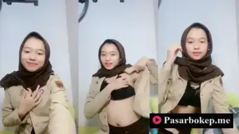 Indo Live Grepe Toket Miss Tem Pakai Seragam Pramuka