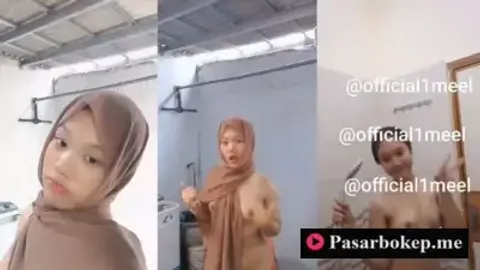 Indo Miss Imel Hijab Cantik Mandi Bugil Sange