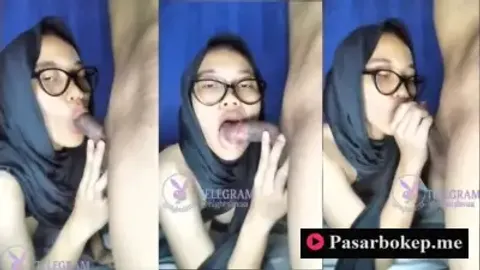 Indo Nona Wino Nyepong Pake Lingerie Hijab Sampe Crot