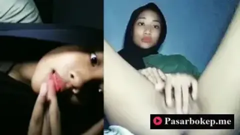 Indo Wiwid Jilbab ABG Cantik Lagi Sange Mainin Meki