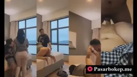 Indo Doggy Hijab Cantik Di Hotel