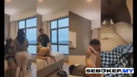 Indo Doggy Hijab Cantik Di Hotel
