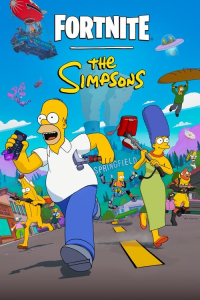 Poster drakor Fortnite x the Simpsons