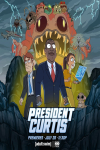 Poster drakor President Curtis